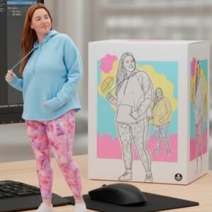 NWT 2XL Ultra Soft Fleece Hoodie w Kangaroo Pocket